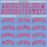 Personalized Authentic Basketball Jersey Light Blue Pink Black Throwback Personalized Light Blue Pink-Black Authentic Throwback