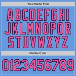 Custom Name Number Authentic Throwback Baseball Jersey Personalized Light Blue Pink Black Mesh Team Design Personalized Light