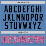 Custom Name and Number Light Blue Pink Black Performance T-Shirt for Team Personalized Light Blue Pink-Black Performance