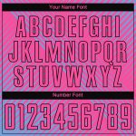Custom Name and Number Soccer Jersey - Personalized Light Blue Pink-Black Sublimation Team Uniform Personalized Light Blue