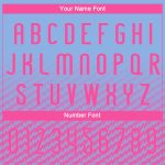 Custom Name Number Volleyball Uniform Jersey Light Blue Pink Geometric Design Sublimation Team Apparel Personalized Light