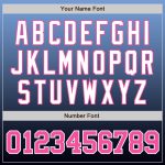 Custom Name and Number Light Blue Pink-Navy Fashion Baseball Jersey - Personalized Authentic Fade Design Personalized Light