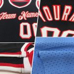 Personalized Light Blue Pink White Basketball Jersey - Authentic Throwback Style Personalized Light Blue Pink-White Authentic