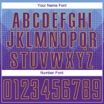Custom Name and Number Soccer Jersey - Personalized Light Blue Purple Gold Sublimation Uniform Personalized Light Blue Purple-Gold