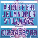 Custom Name Number 3D Butterfly Flower Baseball Jersey - Light Blue Purple-White Design, Personalized Team Apparel Personalized