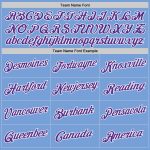Personalized Light Blue Purple White Basketball Jersey - Authentic Throwback Design Personalized Light Blue Purple-White