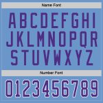 Custom Name and Number Hockey Jersey - Personalized Light Blue Purple White Team Jersey Personalized Light Blue Purple-White