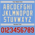 Custom Light Blue Red-Cream Baseball Jersey with Personalized Name and Number - Authentic Throwback Style Personalized Light