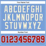 Custom Light Blue Red-Cream Basketball Jersey with Personalized Name & Number - Authentic Throwback Design Personalized Light