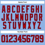 Custom Name and Number Light Blue Red Navy Hockey Jersey - Personalized Lace Neck Team Gear Personalized Light Blue Red-Navy