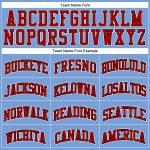 Personalized Light Blue Red-Black Pinstripe Authentic Basketball Jersey Personalized Light Blue Red Pinstripe Red-Black Authentic