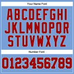 Personalized Light Blue Red-Black Pinstripe Authentic Basketball Jersey Personalized Light Blue Red Pinstripe Red-Black Authentic