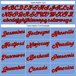 Custom Name and Number Authentic Basketball Jersey - Light Blue Red Pinstripe, Team Colors Red & Black Personalized Light