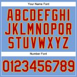 Custom Authentic Basketball Jersey - Personalized Light Blue Red Pinstripe with Name & Number - Team Apparel Personalized