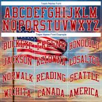 Custom Name and Number 3D American Flag Baseball Jersey - Personalized Light Blue Red-White Fashion Team Apparel Personalized