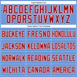Personalized Light Blue Red White Mesh Authentic Baseball Jersey - Throwback Style Personalized Light Blue Red-White Mesh
