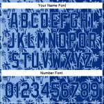 Custom Name and Number Light Blue 3D Tropical Hawaii Palm Trees Baseball Jersey - Personalized Authentic Team Apparel Personalized