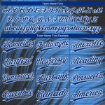 Custom Name and Number Authentic Baseball Jersey - Light Blue Royal-Black 3D Pattern Design Personalized Light Blue Royal-Black