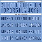 Custom Name and Number Authentic Baseball Jersey - Light Blue Royal Gold Team Jersey Personalized Light Blue Royal-Gold Authentic