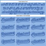 Custom Name Number Personalized Light Blue Golf Polo Shirt - Royal Performance Vapor Style Personalized Light Blue Royal