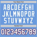Custom Name and Number Authentic Light Blue Royal-Red Baseball Jersey - Personalized Team Jersey Personalized Light Blue