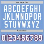 Personalized Authentic Basketball Jersey in Light Blue and Royal Red, Throwback Style Personalized Light Blue Royal-Red Authentic