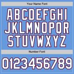 Custom Name & Number Authentic Throwback Baseball Jersey - Light Blue & Royal Red Mesh Personalized Light Blue Royal-Red