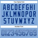 Custom Name and Number Baseball Jersey for Team in Light Blue Royal-White Authentic Drift Fashion Personalized Light Blue