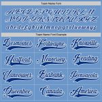 Custom Name & Number Light Blue Royal-White Hockey Jersey - Personalized Team Jersey Personalized Light Blue Royal-White