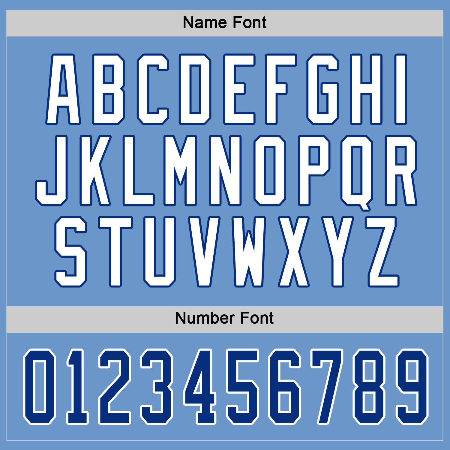 Personalized Light Blue Royal-White Hockey Jersey Team Custom Name and Number Custom Name & Number Light Blue Royal-White Hockey Jersey - Personalized Team Jersey Personalized Light Blue Royal-White - Image 3