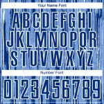 Custom Name and Number Light Blue White Pinstripe Soccer Jersey - Personalized Sublimation Uniform Personalized Light Blue