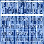 Custom Name and Number Light Blue White Pinstripe Soccer Jersey - Personalized Sublimation Uniform Personalized Light Blue