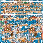 Custom Name Number Floral Design Performance T-Shirt - Light Blue Texas Orange-White 3D Pattern Personalized Light Blue Texas