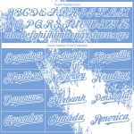 Custom Name and Number Authentic Baseball Jersey in Light Blue 3D Abstract Brush Stroke Design Personalized Light Blue White