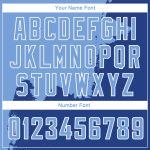 Custom Basketball Jersey with Personalized Name and Number, Light Blue White 3D Abstract Grunge Halftone Design Personalized