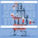 Custom Basketball Jersey - Personalized Light Blue White 3D Go Surfing Design with Name and Number - Authentic Team Gear