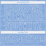 Custom Name and Number Personalized Light Blue White Basketball Jersey - Authentic City Edition Personalized Light Blue White