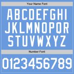 Custom Name Number Authentic Throwback Baseball Jersey Light Blue White Personalized Team Jersey Personalized Light Blue