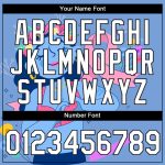 Personalized 3D Pink Ribbon Breast Cancer T-Shirt with Custom Name & Number - Light Blue, White, Black Performance Tee Personalized
