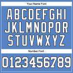 Customizable Light Blue Basketball Jersey with Team Name and Number - Authentic Throwback Style Personalized Light Blue White-Black