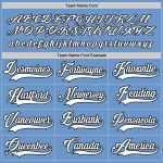 Custom Name and Number Light Blue White-Black Hockey Jersey - Personalized Team Jersey Personalized Light Blue White-Black