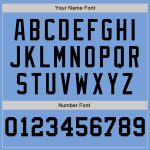 Custom Name Number Authentic Baseball Jersey Light Blue Black White Pinstripe Fashion Personalized Light Blue White-Black