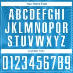 Custom Name Number Soccer Uniform Jersey - Personalized Light Blue White-Black Sublimation Team Apparel Personalized Light