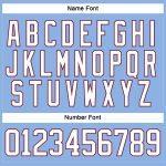 Custom Light Blue White-Crimson Hockey Jersey with Personalized Name and Number - Lace Neck Design Personalized Light Blue