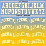 Custom Name Number Basketball Jersey - Light Blue White Gold Authentic Fade Fashion Team Apparel Personalized Light Blue