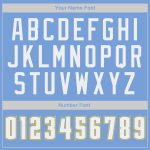 Customizable Light Blue White-Gold Authentic Basketball Jersey with Personalized Name and Number - Team Spirit Gear Personalized