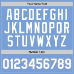 Personalized Light Blue White-Gray Basketball Jersey - Authentic Throwback Design Personalized Light Blue White-Gray Authentic