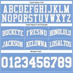 Custom Team Basketball Shorts with Name and Number - Light Blue White-Gray Authentic Throwback Style Personalized Light Blue