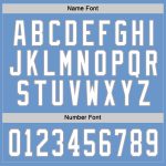 Custom Name and Number Hockey Jersey - Personalized Light Blue White-Gray Team Jersey Personalized Light Blue White-Gray