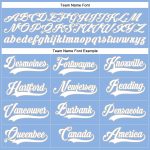 Custom Name and Number Light Blue White-Gray Hockey Jersey with Lace Neck - Personalized Team Apparel Personalized Light